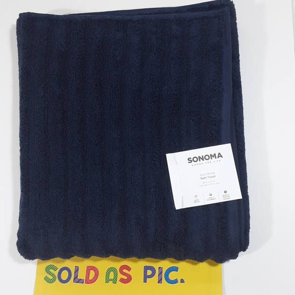 Sonoma Bath Sonoma Goods For Life Quick Drying Bath Towel Nwt